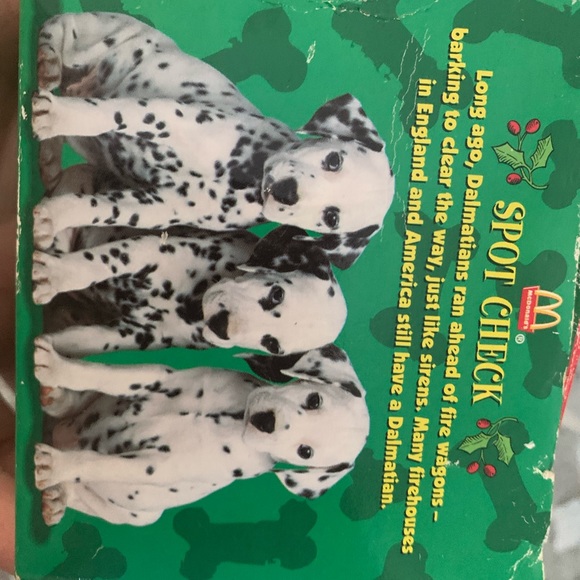 Disney Vintage 1996 McDonalds Disney 101 Dalmatians "Dog Sledding" Snow Globe - Picture 5 of 9